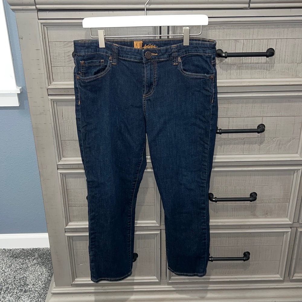 Kut from the Kloth crop length jeans.